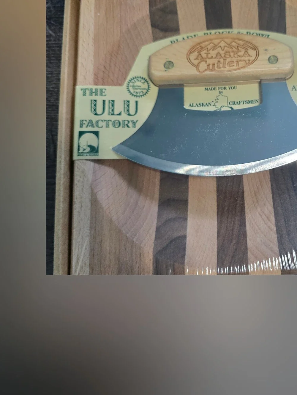 Ulu Knife And Chopping Bowl
